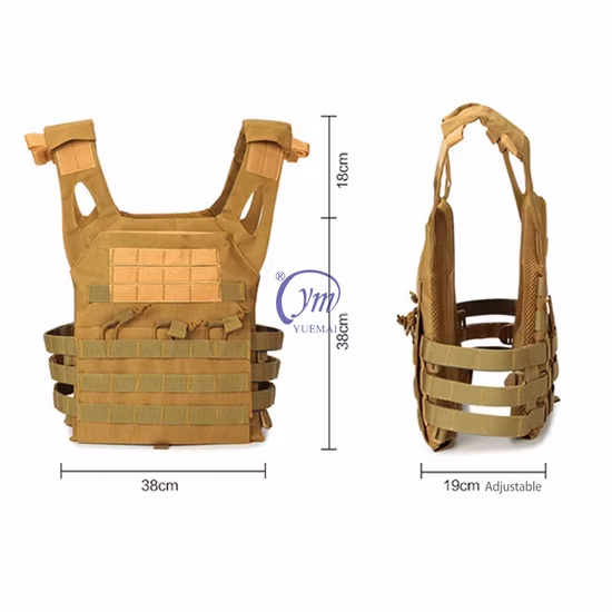 Colete tático de tamanho ajustável para equipamento militar