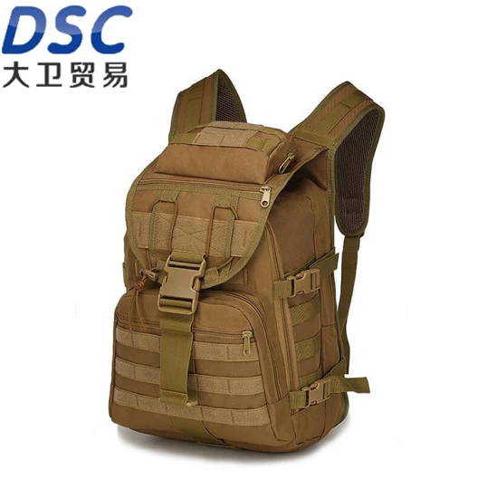 Mochila tática masculina de grande capacidade, estilo exército, estilo militar, à prova d'água